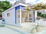 El modelo de casa prefabricada Mykonos, inspirado en las islas griegas