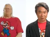 Charles Martinet y Shigeru Miyamoto, voz y creador de Super Mario.