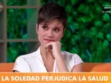 Miriam Moreno se emociona en 'Mañaneros'.