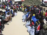 Lampedusa declara el "estado de emergencia" tras la llegada de 7.000 migrantes en 48 horas