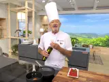 El cocinero Karlos Arguiñano, en el programa 'Cocina Abierta'.