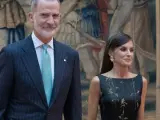 El rey Felipe VI y la reina Letizia llegando a Barcelona