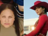 Lili Melgar y Shakira, en el videoclip de 'El jefe'.