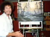 El pintor y presentador Bob Ross.