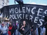 Manifestación contra la violencia policial en Francia.