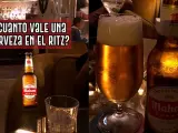 Cerveza Mahou en el hotel Ritz de Madrid