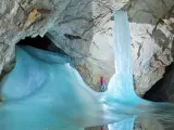 Sala de hielo de la cueva de Eisriesenwelt, Suiza