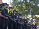 Agentes de la nueva promoci&oacute;n de la Guardia Urbana de Barcelona.