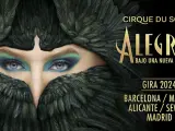 El cartel publicitario del Cirque du Soleil.