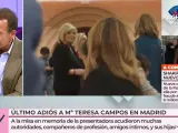 Alessandro Lecquio comenta el funeral de María Teresa Campos.