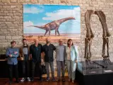 Presentación del dinosaurio descubierto en Morella