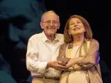 Emilio Gutiérrez Caba y María José Goyanes en el Teatro Fernán Gómez
