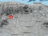Epicentro del terremoto de este sábado en León