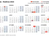 Calendario laboral 2024 de Cantabria.