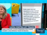 Lucía Etxebarria en 'Espejo Público'.