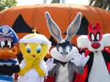 Los Looney Tunes en el Parque Warner de Madrid por Halloween.
