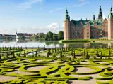Castillo de Frederiksborg y jardín barroco