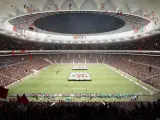 El estadio de Casablanca por dentro según el render del proyecto.