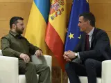 Sánchez y Zelenski, reunidos en Granada.