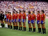 La selecci&oacute;n espa&ntilde;ola en el Mundial de 1982 en Espa&ntilde;a.