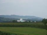 Central nuclear eslovena de Krsko.