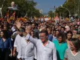 Feijóo acude a la manifestación contra la amnistía en Barcelona, junto a barones del PP.
