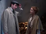 Abel (Alejandro Vergara) y Jana (Ana Garcés) en 'La Promesa'.