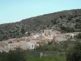 Imagen panorámica de Tollos, el pueblo con menos habitantes de Alicante.