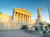 Edificio del Parlamento austriaco en Viena.