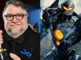 Guillermo del Toro y una imagen de 'Pacific Rim: Insurrección'