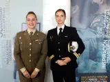 Lorena Sanchi y Laura González son dos de las 15.703 mujeres militares que hay actualmente en las Fuerzas Armadas.