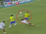 El gol de Eduard Bello para el empate de Venezuela ante Brasil.