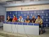 Rueda de prensa del comité de personal del Ayuntamiento de Vigo.