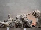 Esculturas de mármol del Partenón, expuestas en el Museo Británico, en Londres.