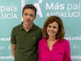 Íñigo Errejón y Esperanza Gómez, líder de Más País y de Más País Andalucía, respectivamente.