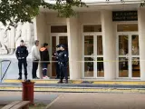 Instituto de Arrás (Francia) donde murió asesinado un profesor el pasado viernes, en medio de la alerta antiterrorista.
