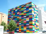 El edificio de colores de Carabanchel, en el barrio Buenavista.