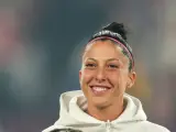 Jenni Hermoso, antes de la final del Mundial.