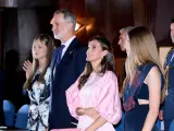 La familia Real en el concierto de los Premios Princesa de Asturias