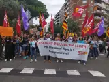 Huelga de los docentes de Educación Infantil en Barcelona.