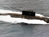 Un submarino ruso de la clase Kilo II.