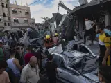 Dos semanas después del ataque terrorista de Hamás a Israel, se siguen produciendo bombardeos en la franja de Gaza.