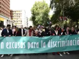 Marcha Pride por los derechos y visibilidad de personas con VIH y Sida en Madrid.