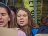 Greta Thunberg, durante una protesta en Londres el pasado 19 de octubre.