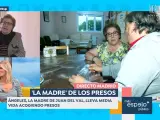 Ángeles Pérez, madre de Juan del Val, habla con 'Espejo Público'.