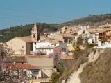 Vista general de Benimassot, uno de los municipios con menos población de Alicante.