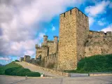 El Castillo de los Templarios, en Ponferrada, León.