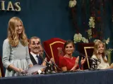 El 18 de octubre de 2019, la princesa Leonor tomaba la palabra en los premios Princesa de Asturias para pronunciar su primer discurso.