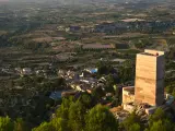 Vista general de Carrícola, uno de los pueblos con menos habitantes de Valencia.