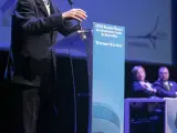El presidente empresarial de la Fundación Círculo de Montevideo, Carlos Slim.
